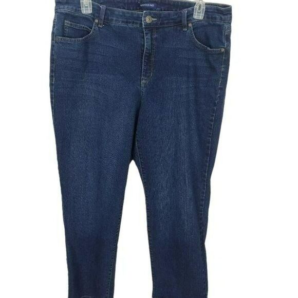 Bandolino Mandie 20W Short Blue Denim‎ Jeans - Picture 1 of 11